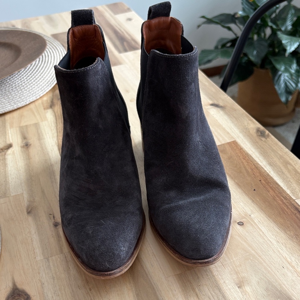 Everlane Suede Leather Ankle Boots